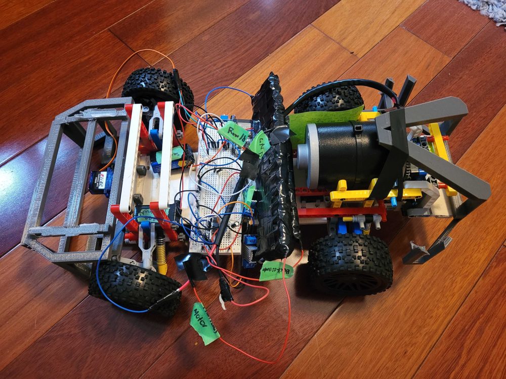 scratch-built RC car